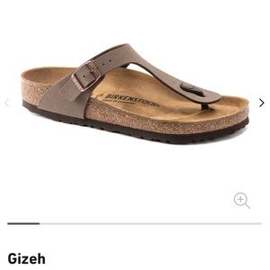 birkenstock kinda worn gizeh brown sandals size 38